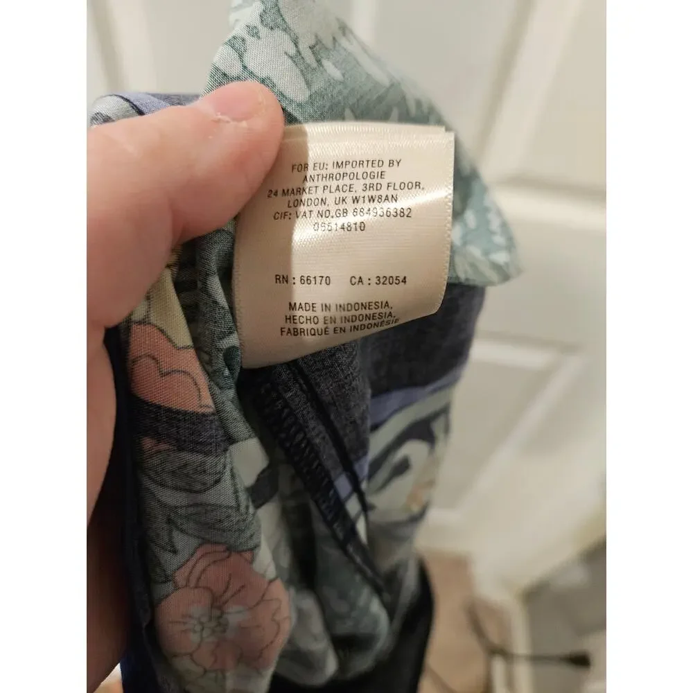 Anthropologie Hei Hei‎ Floral Rayon Shorts Small Boho Summer Drawstring Pocket